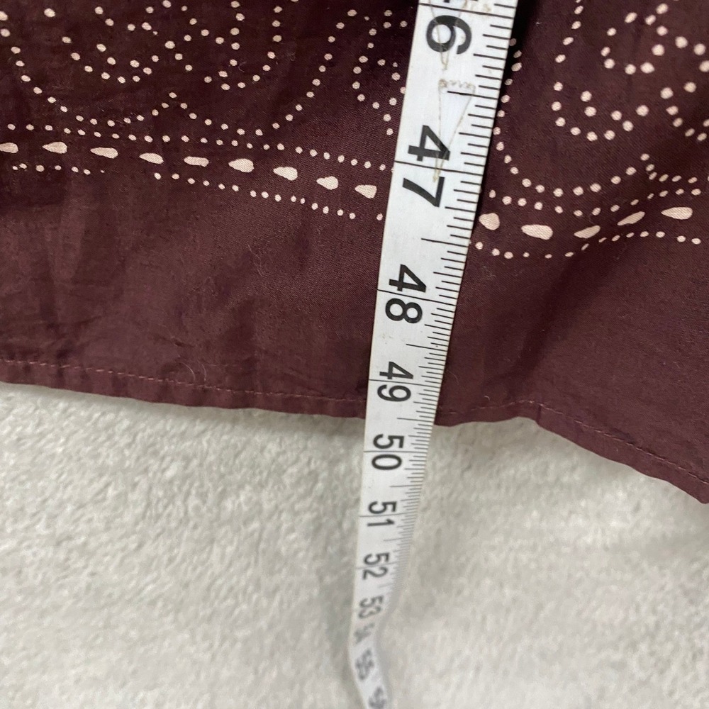Madewell Dress Small The Melody Smocked Midi Daisy Print Dusty Plum Cotton NV483 - Picture 12 of 15